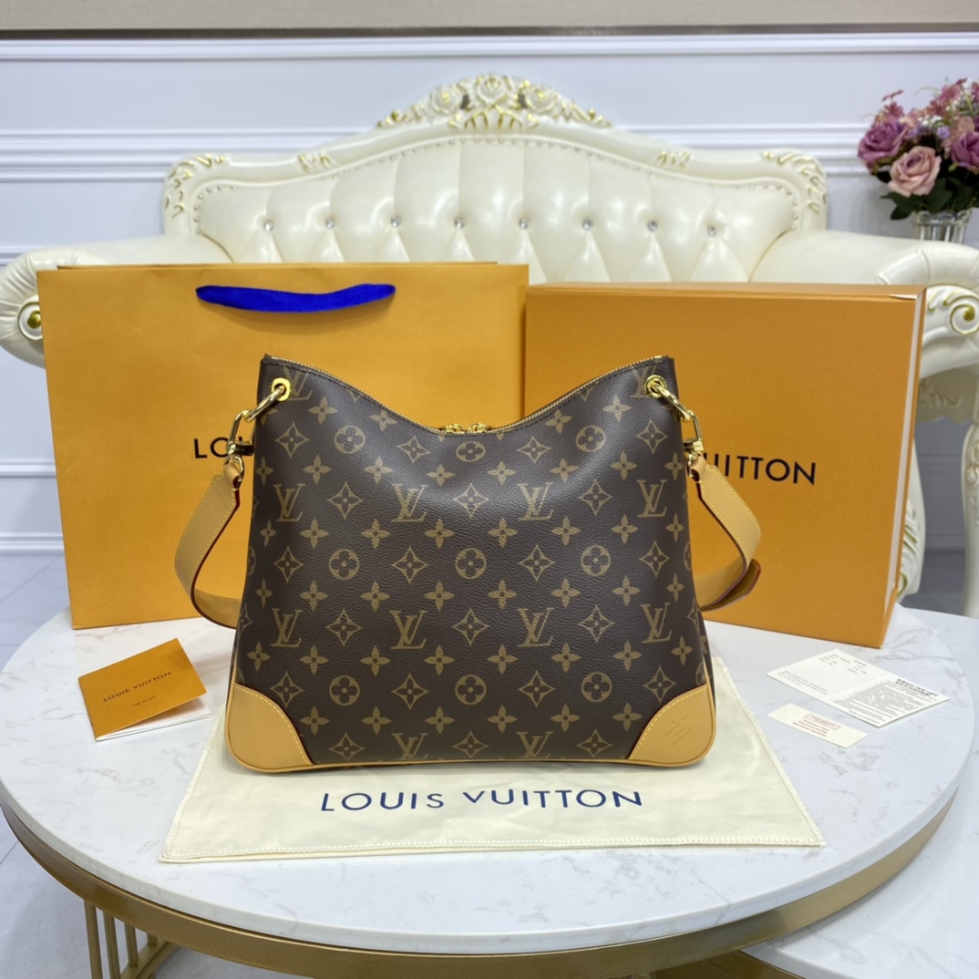 Louis Vuitton ODEON MM Handbag Monogram M45355 Natural